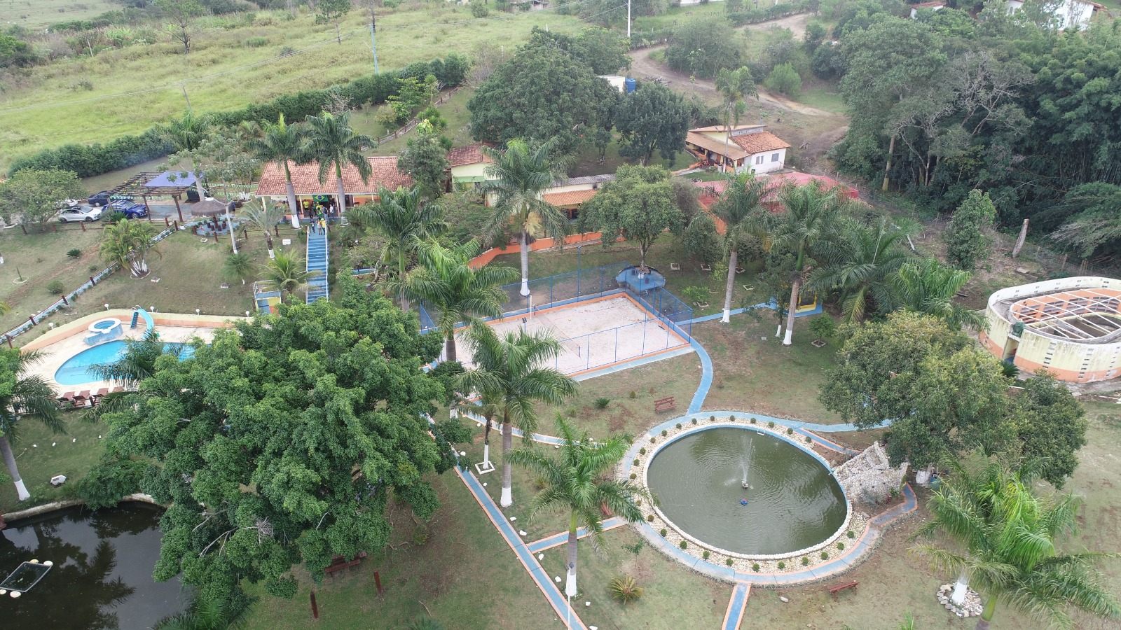 Vista aérea da propriedade da Ranamari em Araçoiaba da Serra